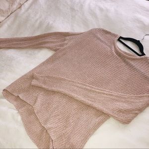 Light blush colored sweater